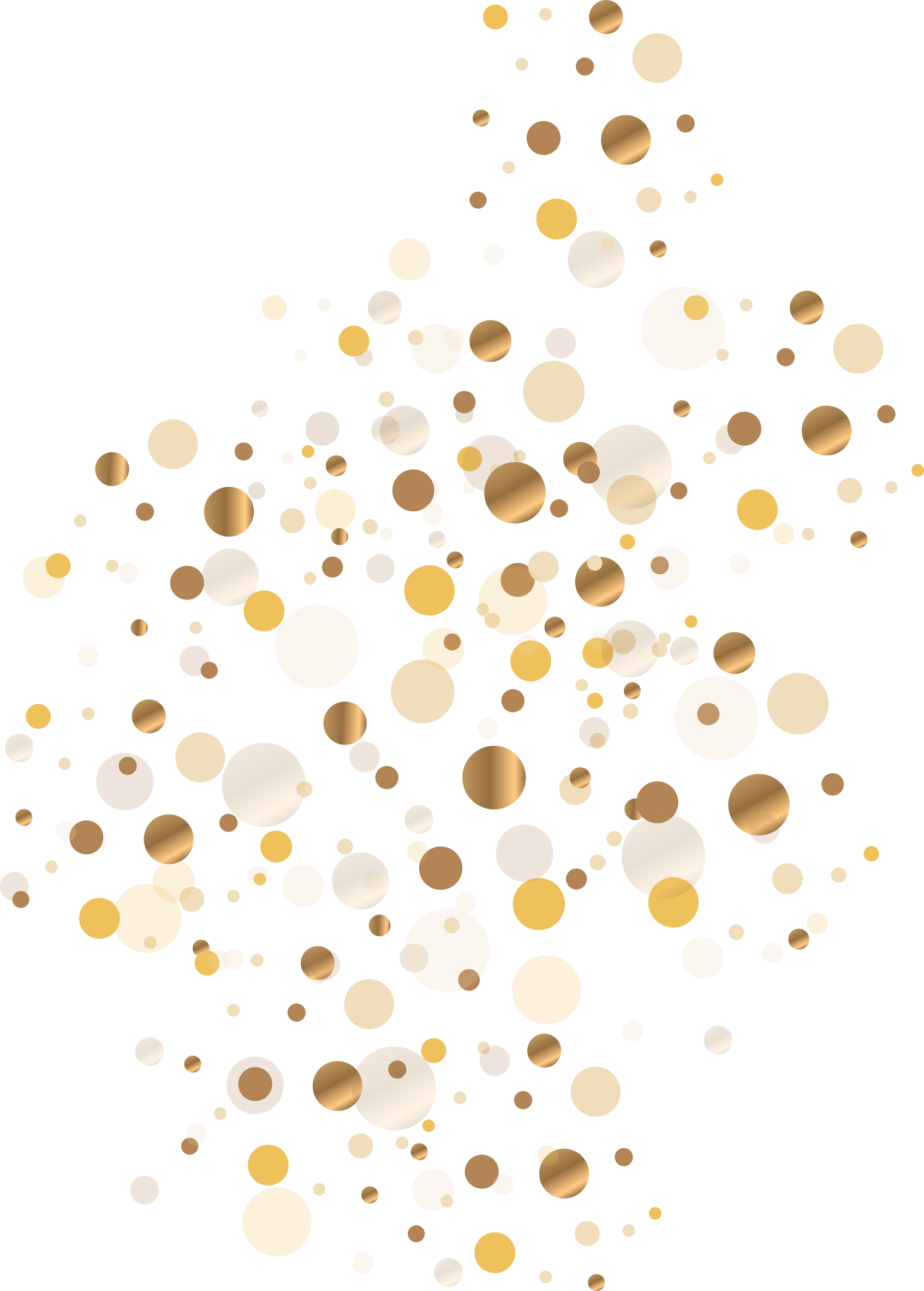 shiny gold glitter scattered sequins