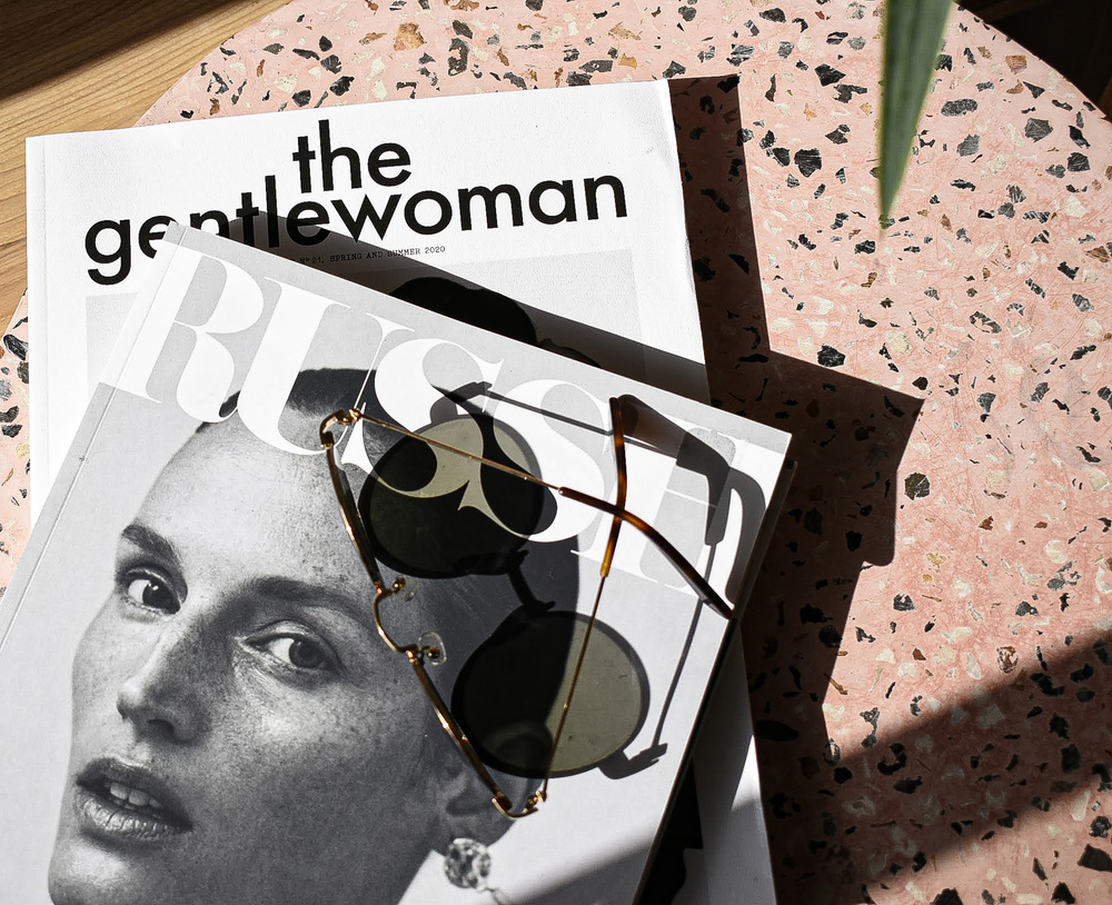 Sunglasses on Magazines 